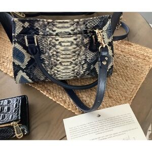 perfect condition Brahmin mini Priscilla handbag and wallet.